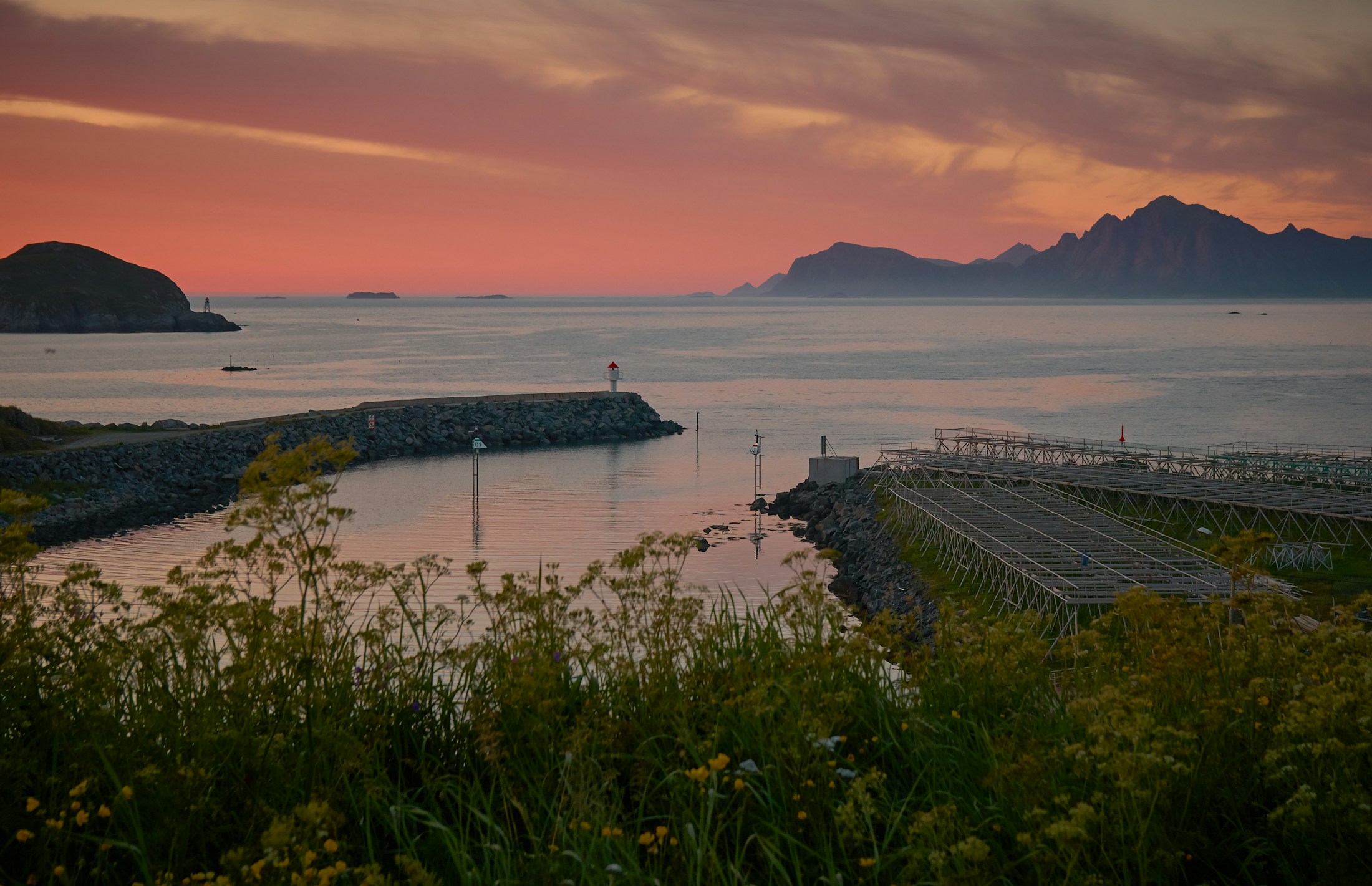 Kystlandskap i Bø i Vesterålen, fotografert av Vidar Nordli-Mathisen